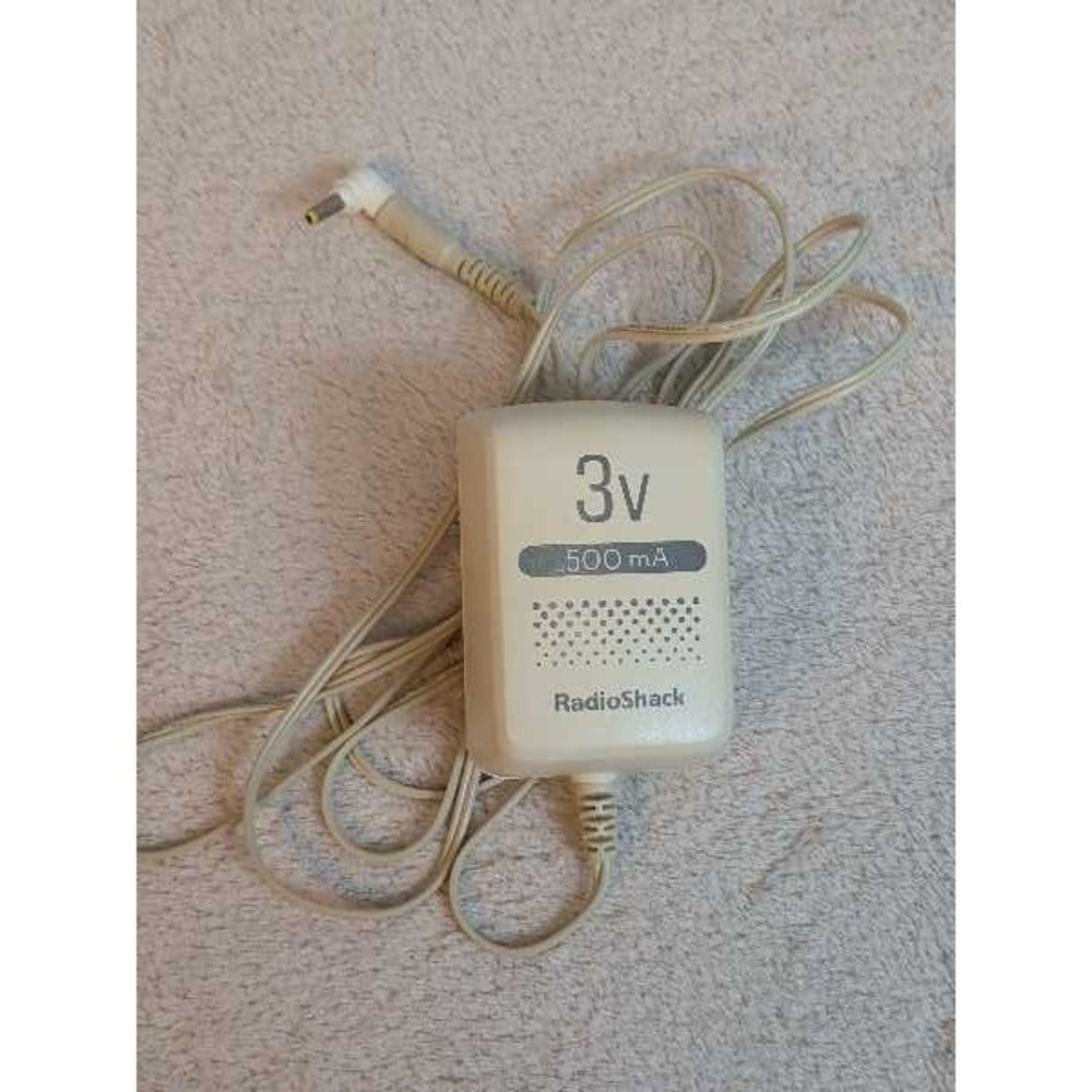RadioShack 273-1755 3V 500mA AC Adapter Charger Power Supply